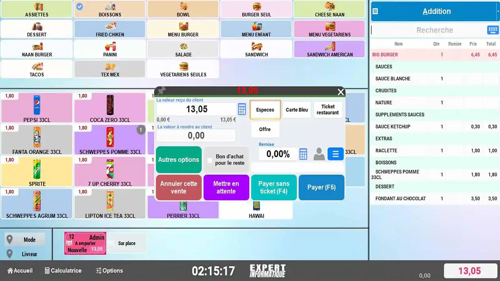 expert gestion caisse POS point de vente